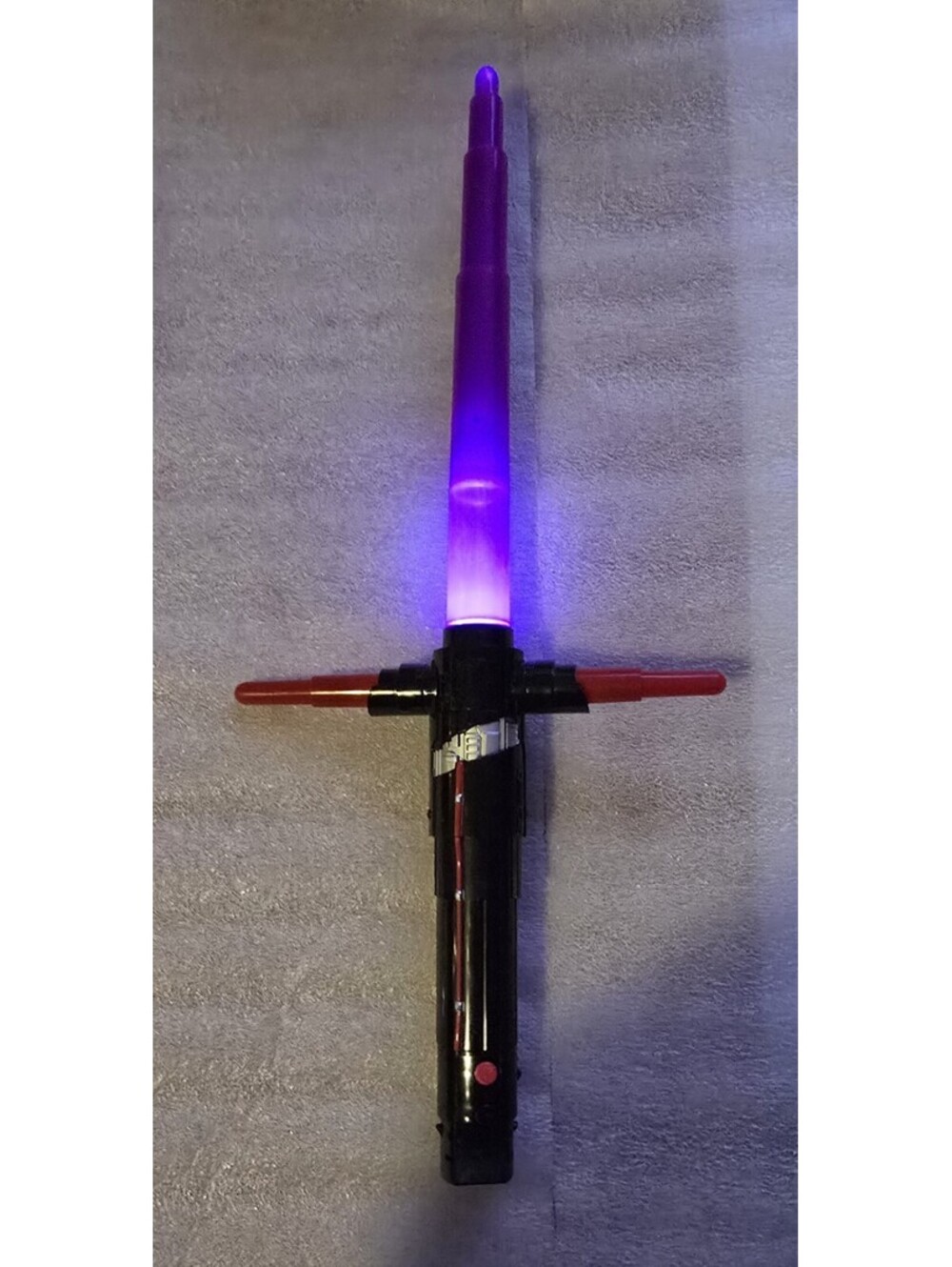Disney Star Wars Build Your Own Kylo Ren Purple Lightsaber w/Red Cross Blade 41"